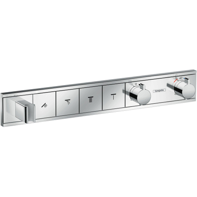 Hansgrohe RainSelect afbouwdeel voor inbouw douchekraan thermostatisch voor 4 functies 59.8x9cm chroom