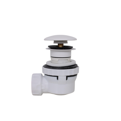 FugaFlow Eccelente Anta Siphon - 6,7 cm - gain de place - rond - solid surface - blanc mat