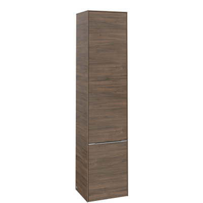 Villeroy & Boch Subway 3.0 Armoire colonne 40x171cm 2 portes 1 espace ouverte Arizona oak