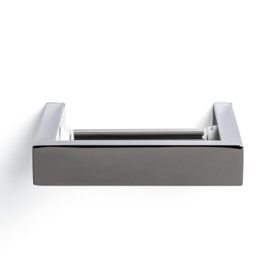 Zack Linea Toiletrolhouder 15X15cm Spiegelglans RVS TWEEDEKANS