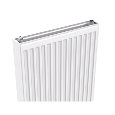 Stelrad Vertex paneelradiator 220x70cm type 22 3234watt 4 aansluitingen Staal Wit glans