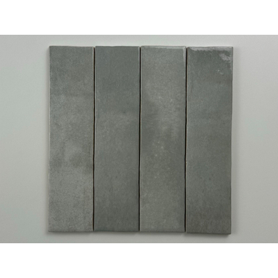 ÉCHANTILLON Terravito Mellina Carrelage mural en céramique - 6x24,6cm - 8mm - Gris
