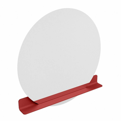 Mondiaz SPOT spiegel – Ø110 cm – met planchet – Fire (rood)