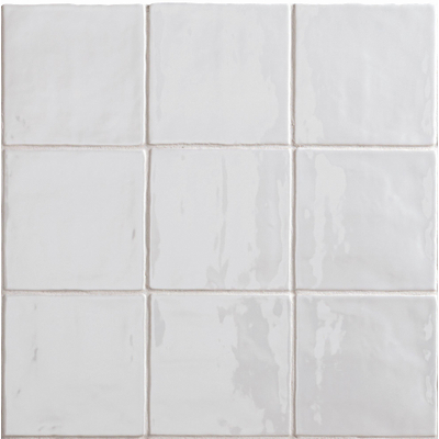 ÉCHANTILLON Par Goof Carreau mural Ancien Hollandais blanc ancien Vintage Brillant Blanc