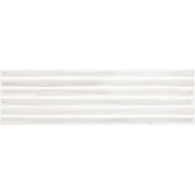 Vtwonen Tegels Rib Wandtegel - 13.4x45cm - 9.0mm - Blanco multitono