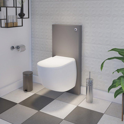 Sanibroyeur Comfort box WC suspendu avec broyeur gris béton
