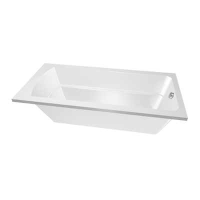 Xenz Bodysize Ligbad - 180x90x48 - afvoer uiteinde - acryl - wit