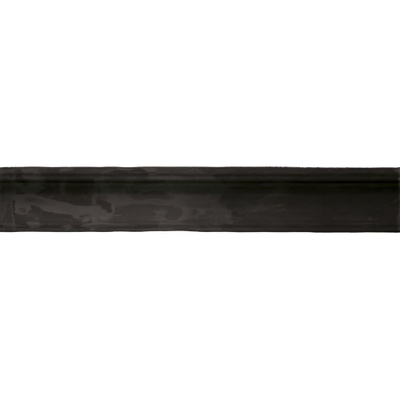 Cifre Ceramica Moldura wandtegel - 5x30cm - 8mm - Rechthoek - Black glans (zwart)