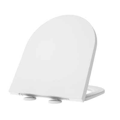 QeramiQ Dely Swirl Compact Zitting - softclose - quickrelease - 25mm - glans wit