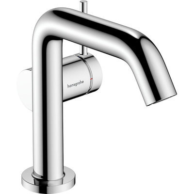 Hansgrohe Tecturis s 1 greeps wastafelkraan - 110 Fine - coolstart - met PushOpen - waste set - hoogglans chroom