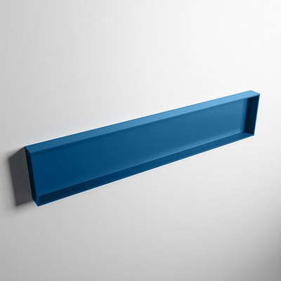 Mondiaz Easy nis 29.5x149.5x8cm voor Inbouw/opbouw 1 open vak Solid surface Jeans/Jeans