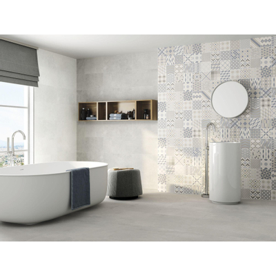 Terravito Aderno carreau mural - 30x60cm - 10mm - rectifié - aspect béton - steel mat