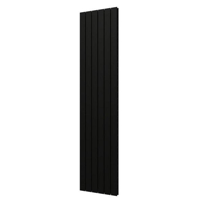 Plieger Cavallino Retto radiateur design vertical double raccordement central 2000x450mm 1287W noir mat