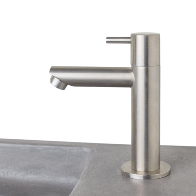 Differnz Juti pack lave-mains – 38,5 x 18,5 x 9 cm – béton gris – robinet chromé