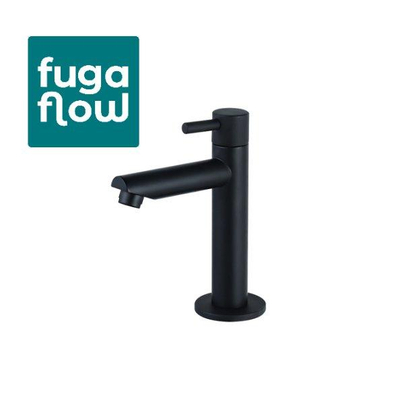 FugaFlow Eccelente Bec Robinet lave-mains - 14.4cm - à poser - 1 trou de robinet - noir mat