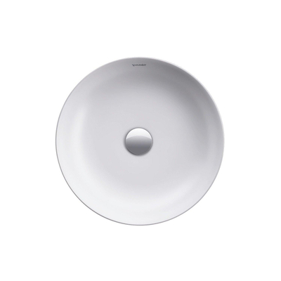 Duravit Cape Cod vasque à poser ronde sans trou de robinetterie sans trop-plein Ø43cm blanc mat