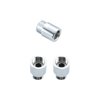 Fortifura Calvi koppelstuk - G1/2-G3/8 - set van 2 - chroom