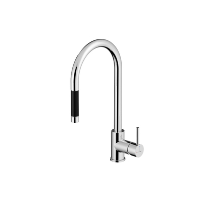 Hotbath Fellow mitigeur de cuisine avec bec pivotant et douchette extractible chrome