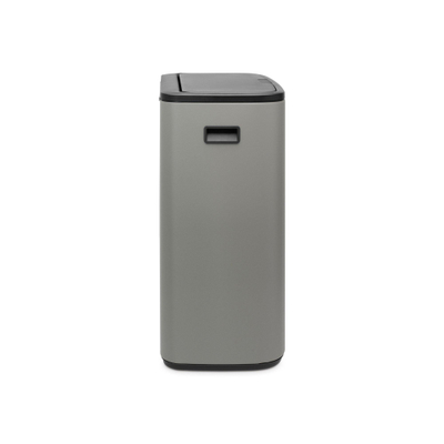 Brabantia Bo Touch Bin Afvalemmer - 2x30 liter - 2 kunststof binnenemmers - mineral concrete grey