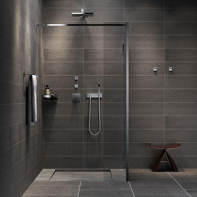 Tiger Dock Panier de douche - 22cm - modèle d'angle - chrome