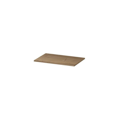INK Topdeck Wastafelblad - 70x45x2cm - tbv onderkast - MDF - Fineer Ash grey