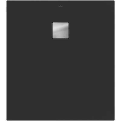 Villeroy & Boch Excello douchevloer - 100x90cm polyurethaan/acryl - Anthracite (grijs)