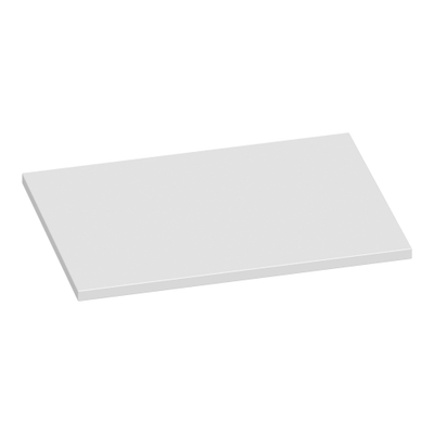 BRAUER Ocean Slim topblad - 60x46x2cm - hoogglans wit