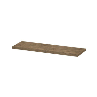 INK Topdeck Wastafelblad - 140x45x3.5cm - tbv onderkast - MFC - Naturel eiken