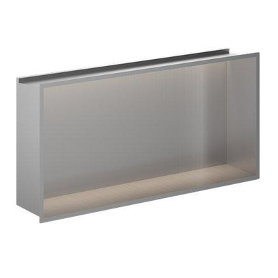 Crosswater Nissen - 610 x - 305mm - met LED Lichtstrip - geborsteld RVS