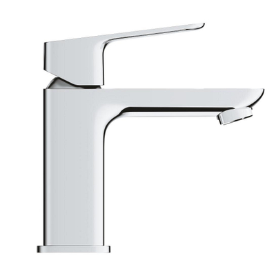 Grohe Cubeo 1-gats Wastafelkraan - S-Size - gladde body - met push-open - chroom