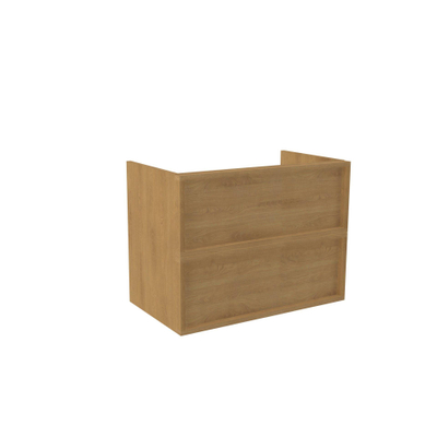 Saniclass Holz Frame Meuble sous-lavabo - 80x45x60cm - 2 tiroirs - chêne naturel