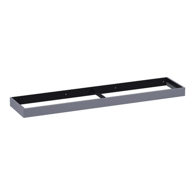 BRAUER Amaze meuble sous-lavabo 200 avec support de fixation intégré gris mat