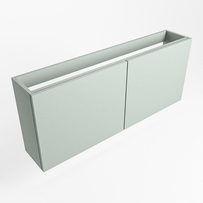 Mondiaz FOWY fonteinonderkast - 120x22x50cm - 2 deuren - push to open - softclose - Greey