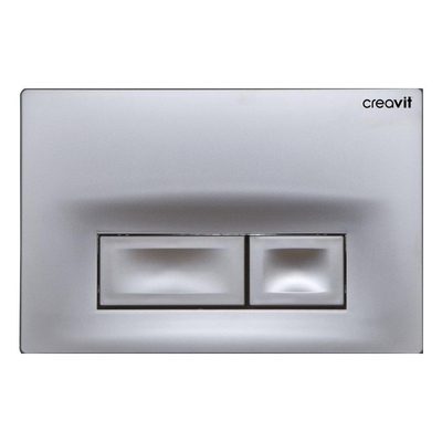 Creavit Plaque de commande - boutons rectangulaires - gris mat