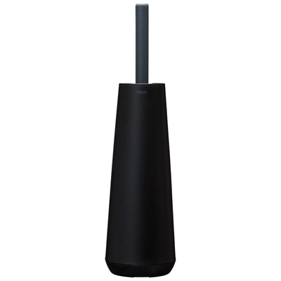 Tiger Tess Porte-brosse WC sur pied avec brosse Swoop® flexible Noir anthracite