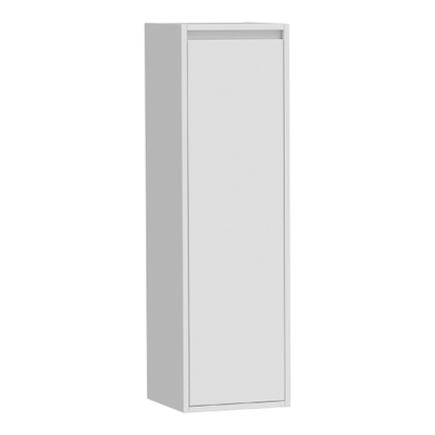 BRAUER Adore armoire de salle de bains - 120x35x35cm - avec 1 porte sans poignée ouvrant à gauche blanc haute brillance