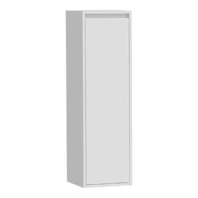BRAUER Nexxt Badkamerkast - 120x35x35cm - 1 greep - loze rechtsdraaiende deur - MDF - hoogglans wit