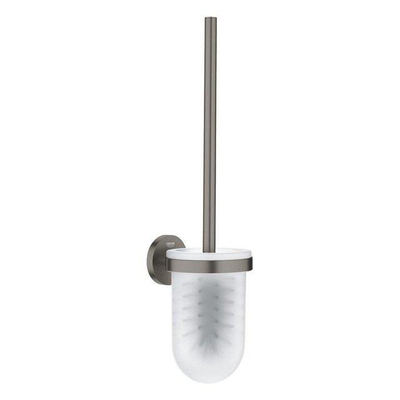 Grohe Start toiletset - toiletborstelhouder - handdoekhaak - toilethouder - Graphite Geborsteld
