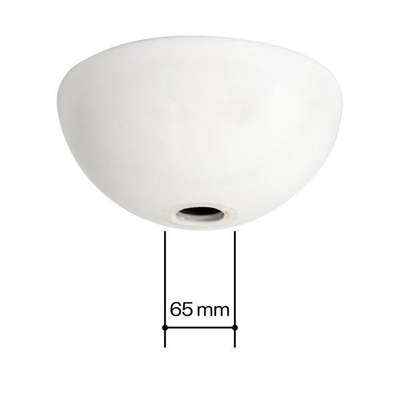 Plieger Mini Round waskom - 26x26x12cm - mat wit