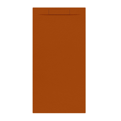 Allibert Luna douchebak Satijn Koper Oranje-160 x 80 2.9 cm