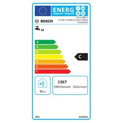 Bosch Tronic chaudière électrique à résistance humide 4000t 80l