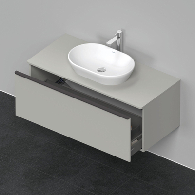 Duravit D-neo Meuble sous vasque 120x55x45.9cm 1 tiroir Gris béton mat