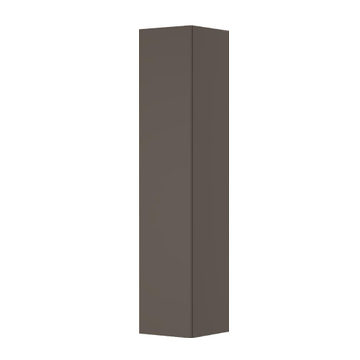INK Badkamerkast - 35x35x169cm - 1 deur - Links en rechtsdraaiend - greeploos - MDF lak - taupe mat