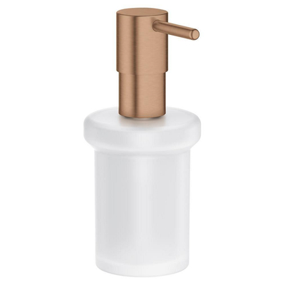 Grohe Essentials Zeepdispencer - 160ml - met houder - wandmontage - brushed warm sunset (koper)