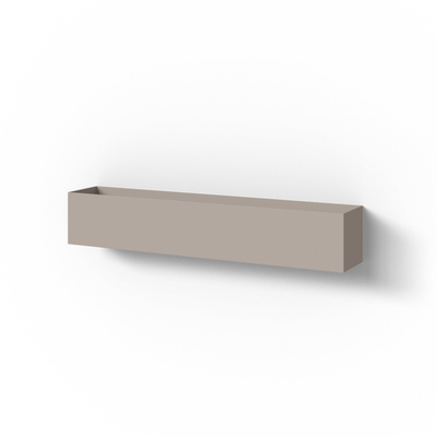 Looox Storage collection Wandbak - 60x10x10cm - matt sand beige