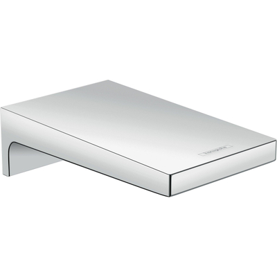 Hansgrohe Metropol Baduitloop breed - wandmontage - voorsprong uitloop 18.5cm - glans goud
