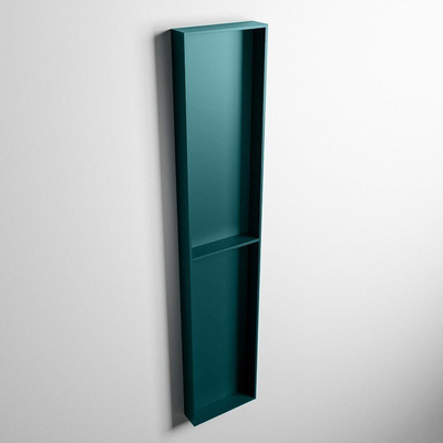 Mondiaz Easy nis 29.5x89.5x8cm voor Inbouw/opbouw 2 open vakken Solid surface Smag/Smag