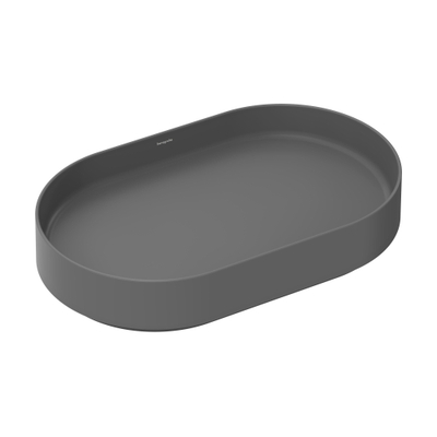 Hansgrohe Xuniva opzetwaskom - 65x40x12cm - slate matt (grijs)