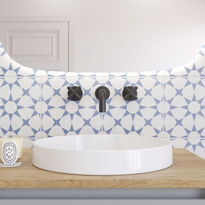 Robinet encastré Crosswater MPRO à tête croisée - gunmetal