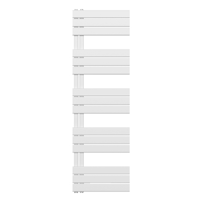 Belrad Radiateur porte-serviettes - gauche - raccordement/comb - 1600X500mm- Blanc brillant